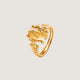 BoHo Ring 18kt Rutil 0,02CT Brill