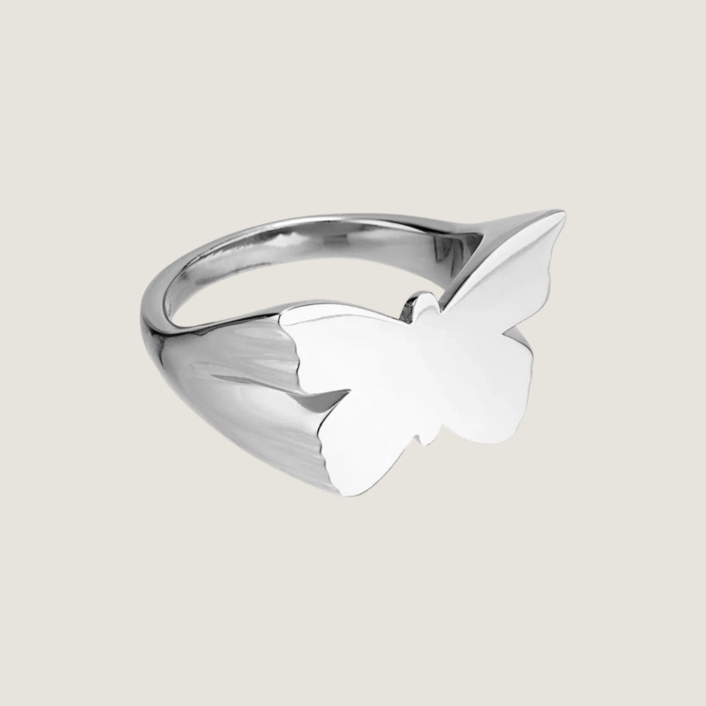 Butterfly Signet ring sølv