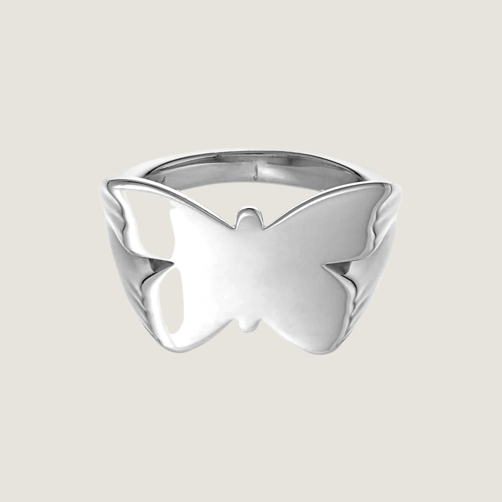 Butterfly Signet ring sølv