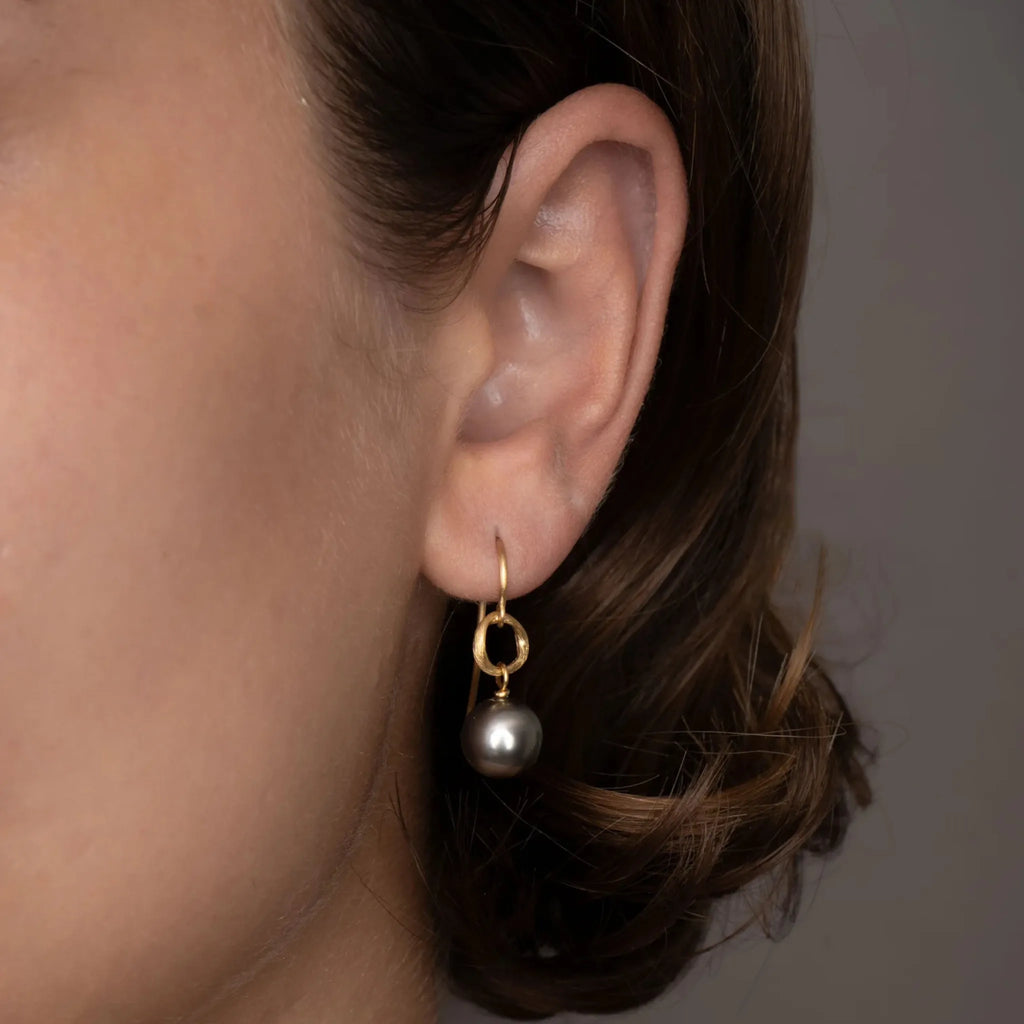 VEGA LOOP ØRERINGE TAHITIPERLER