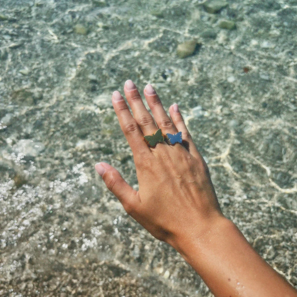 Butterfly Signet ring sølv