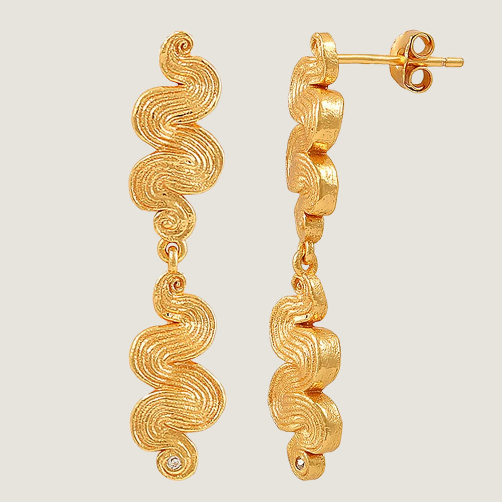 Audrey double earrings