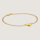 Bruised heart armbånd forgyldt