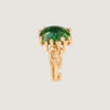 BoHo ring m. grøn turmalin