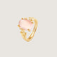 BoHo ring rosakvarts 18kt