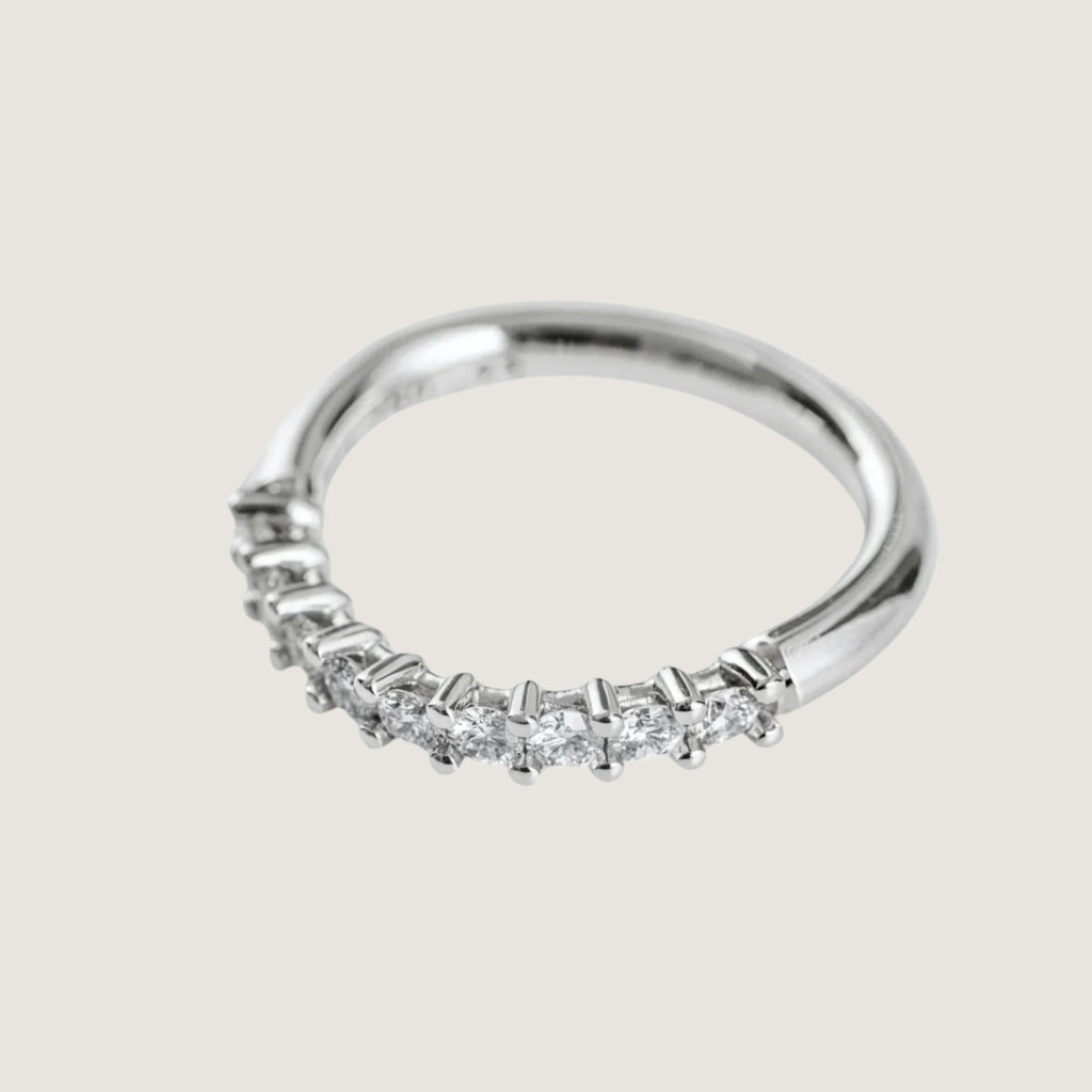 Celebration Ring, 18k blankt hvidguld med diamanter