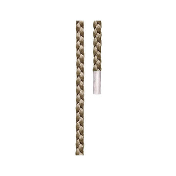 Design snor i 18kt hvidguld (Beige)