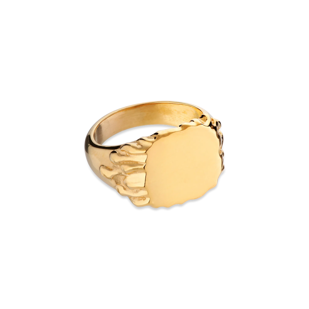 Drippy Signet Ring