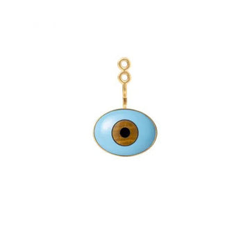 EVIL EYE ØRESTIKKER LILLE 18KT