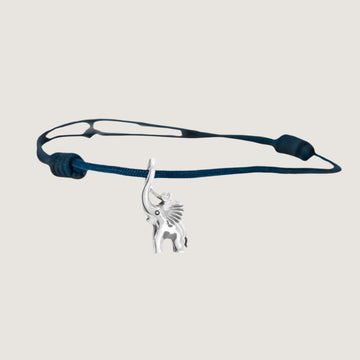 Elephant charm med snor