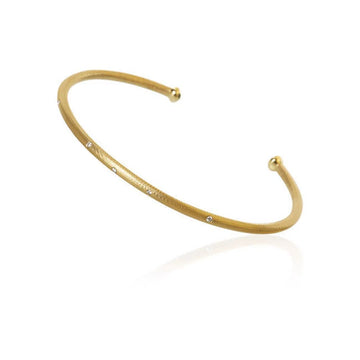 Esme Armring. Guld 18 K med 5 Brillianter 0,04 CT, D/F, VVS/VS