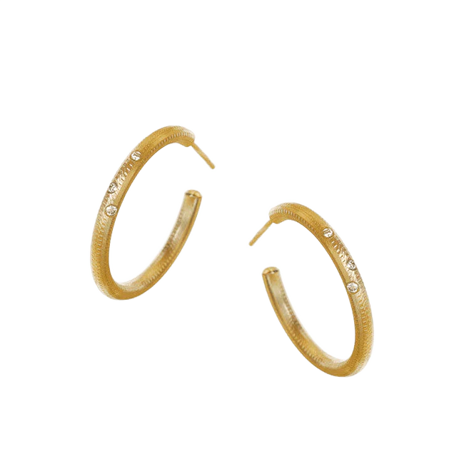 Esme Creol 18kt guld lille 6 brill i alt0,05ct