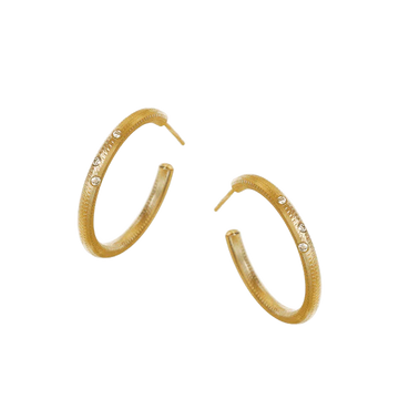 Esme Creol 18kt guld lille 6 brill i alt0,05ct