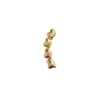 FOUR GLIMPSE EARRING WITH STONES - RIGHT