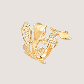 Forest ring pavé