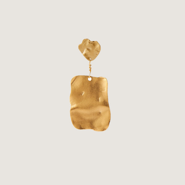 Golden Reflection Earring