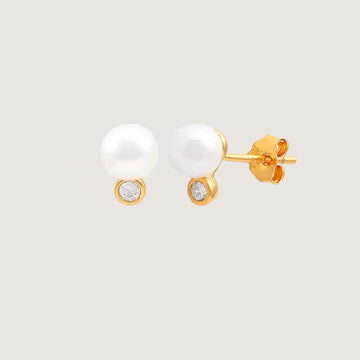 Harper pearl earrings