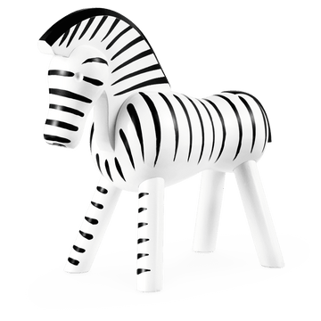 Kaj Bojesen Zebra sort/hvid