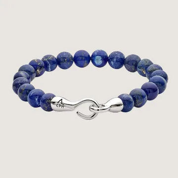 Lapis with Hook Clasp 8mm