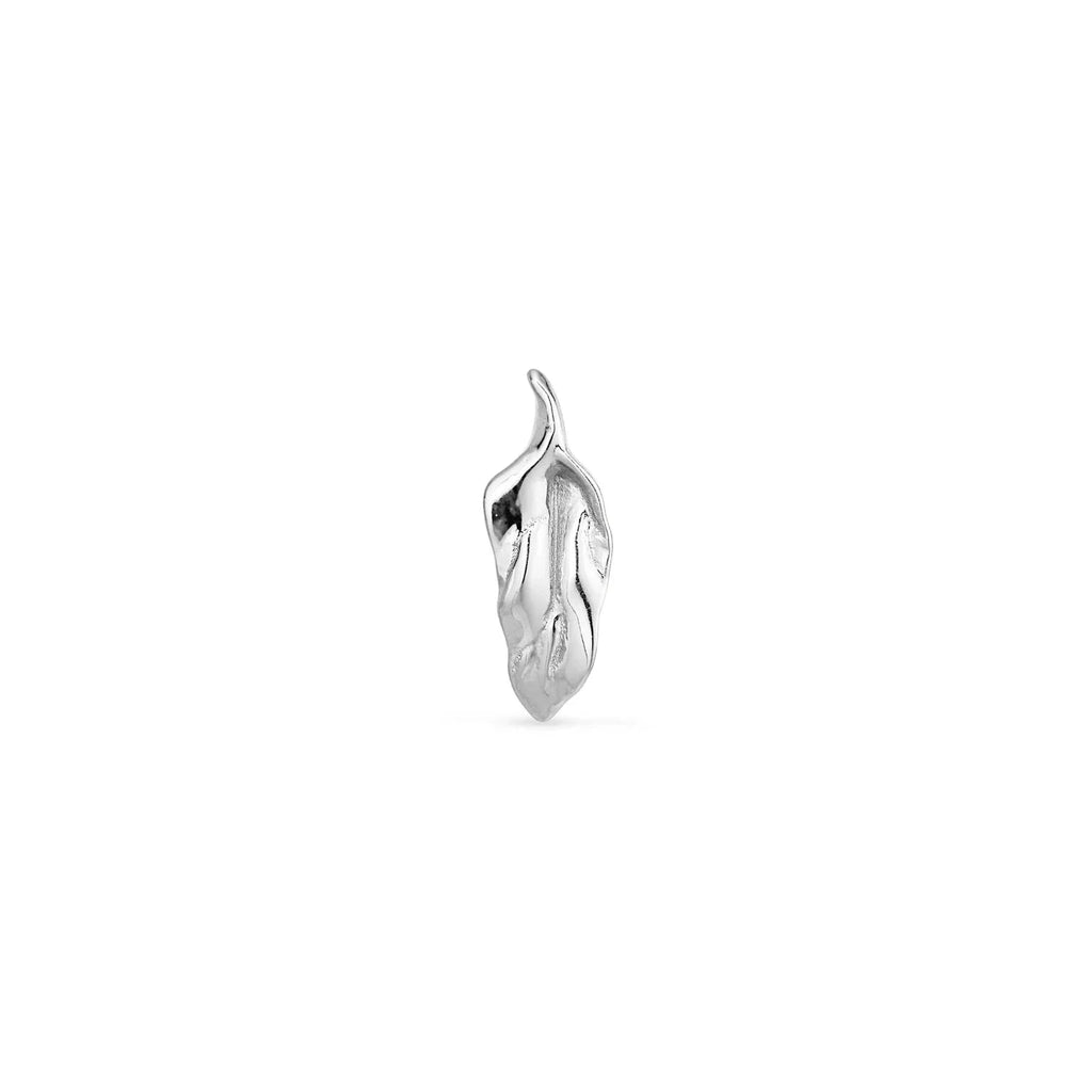 Leaf Stud Silver