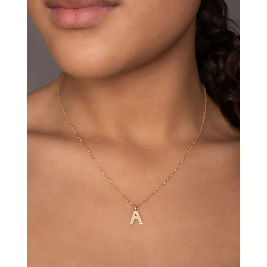 Letter vedhæng small 18kt
