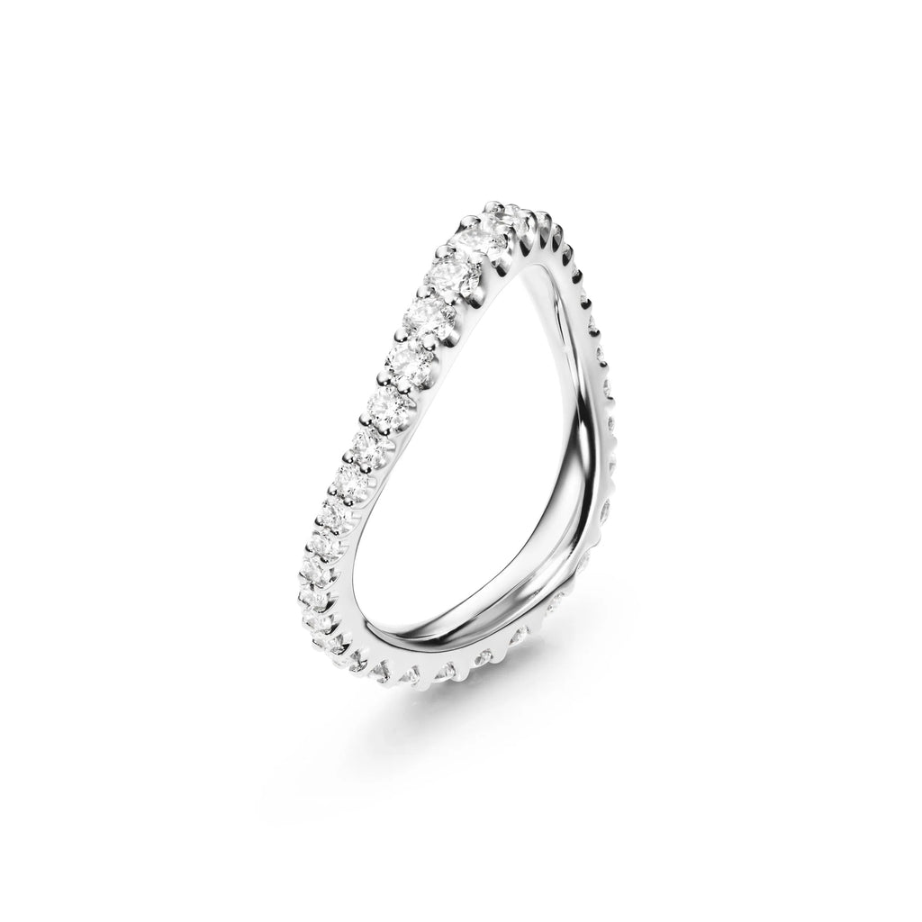 Love Band ring buet 18KT hvidguld 0,90CT TW.VS