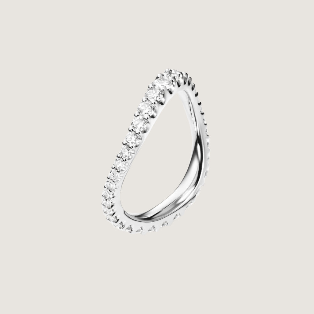 Love Band ring buet 18KT hvidguld