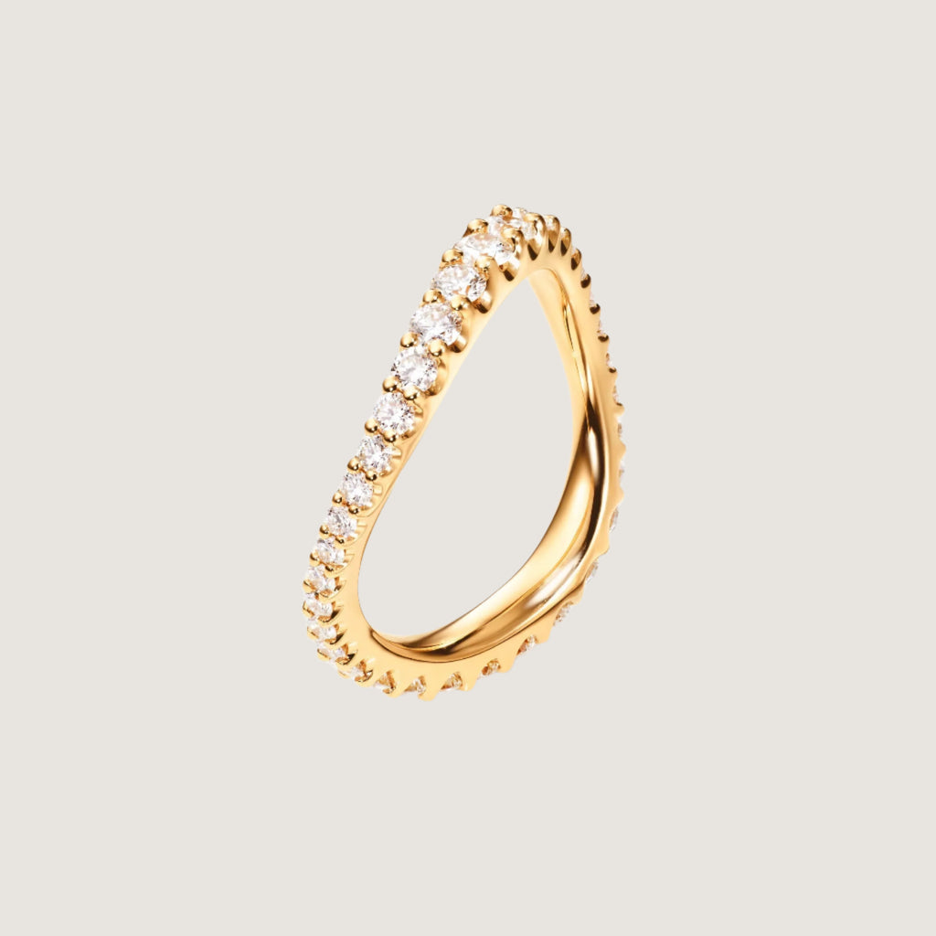 Love Band ring buet 18KT rødguld