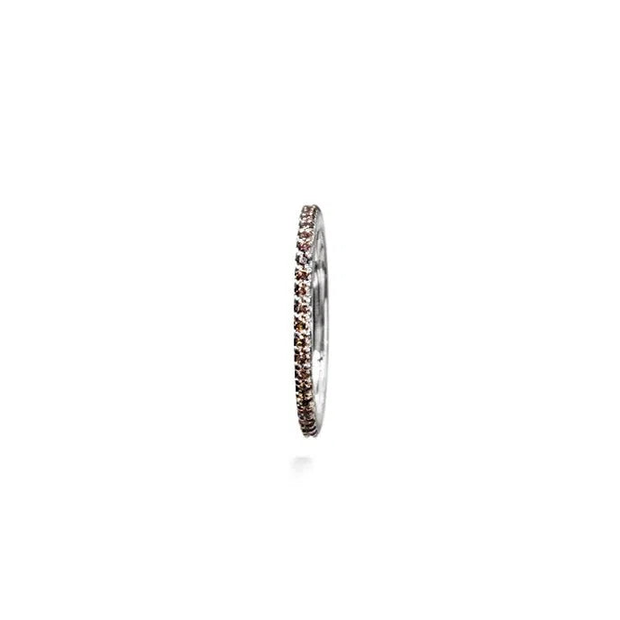 Love bands ring lige i 18kt hvidguld med pavé og brillanter TW.VS