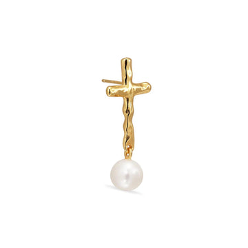 Mary Stud with pearl