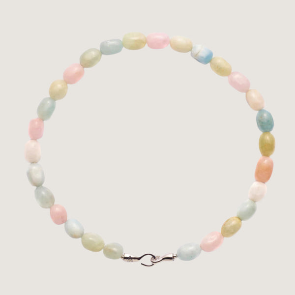 Morganite necklace 45CM