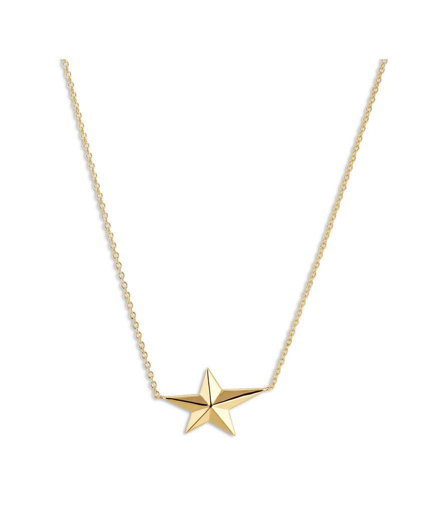 Night Star Necklace forgyldt