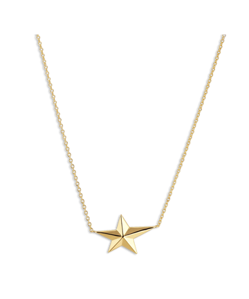 Night Star Necklace forgyldt