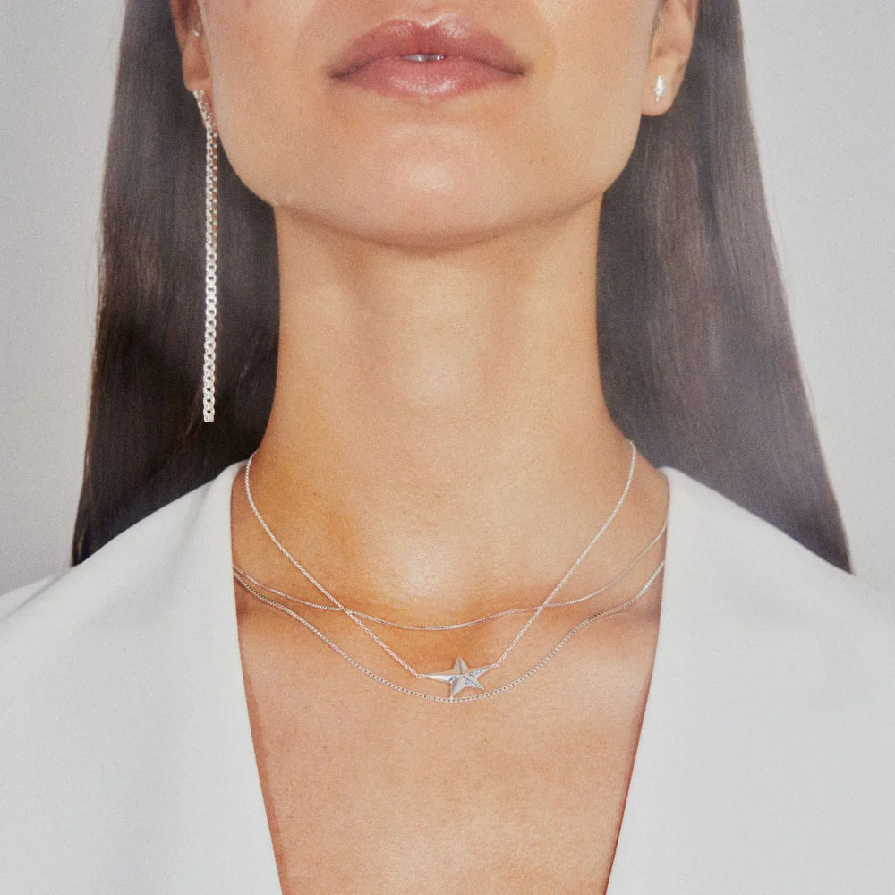 Night Magic Chain Stud forgyldt