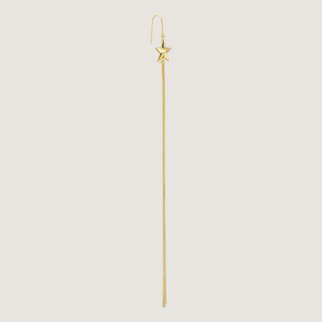 Night Star Chain Earring silver