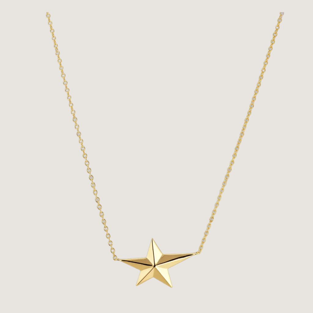 Night Star Necklace forgyldt