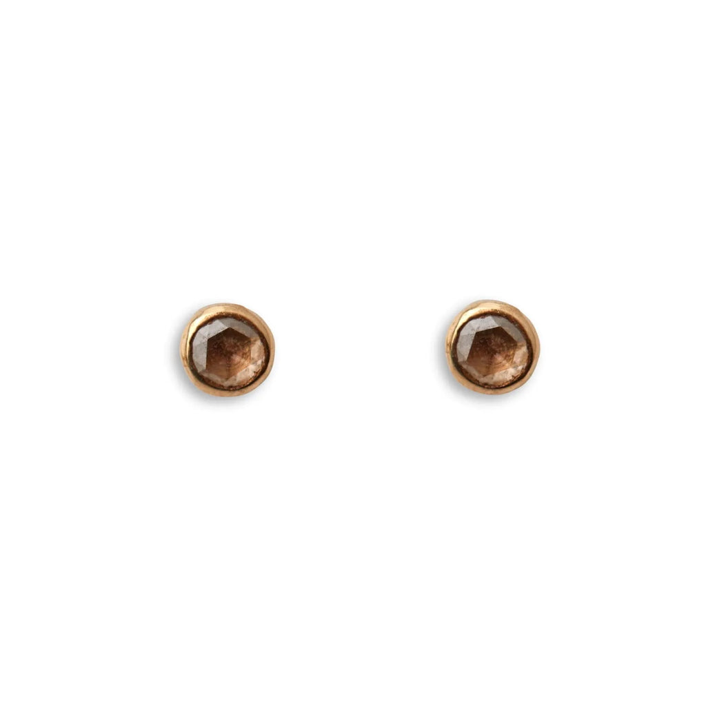 ØRESTIK PICO 14KT 0,20 CT ROSECUT