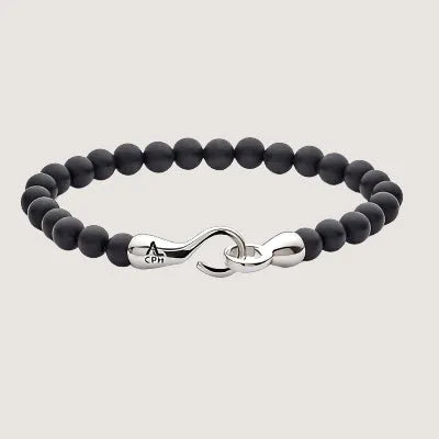 Onyx Matte with Hook Clasp 6mm