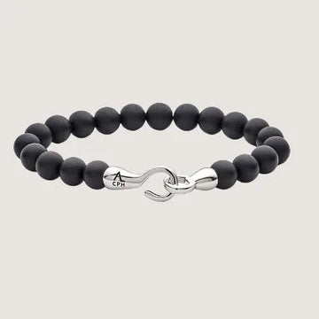 Onyx Matte with Hook Clasp 8mm