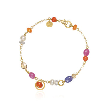 Piccolo Wild Berry armbånd. Ltd. edition, guld 18kt