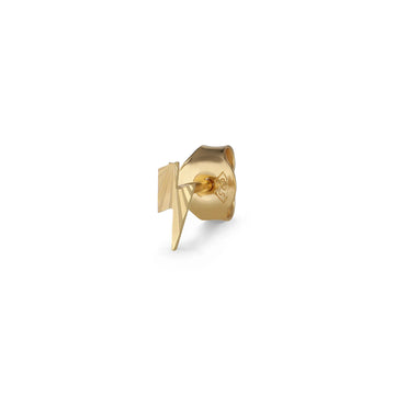 Reflection Lightning Stud, gold-plated sterling si