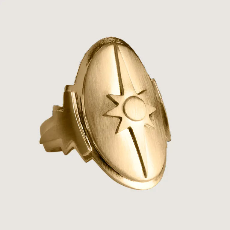 Shield Ring forgyldt