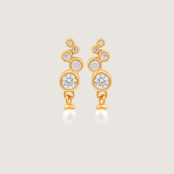 Sienna pearl earrings
