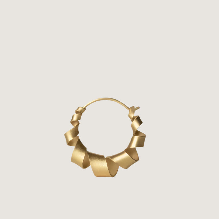 Small Curly Hoop