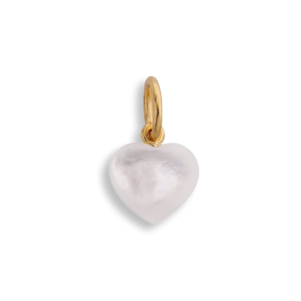 Small Souvenir Heart, vedhæng, forgyldt sterling