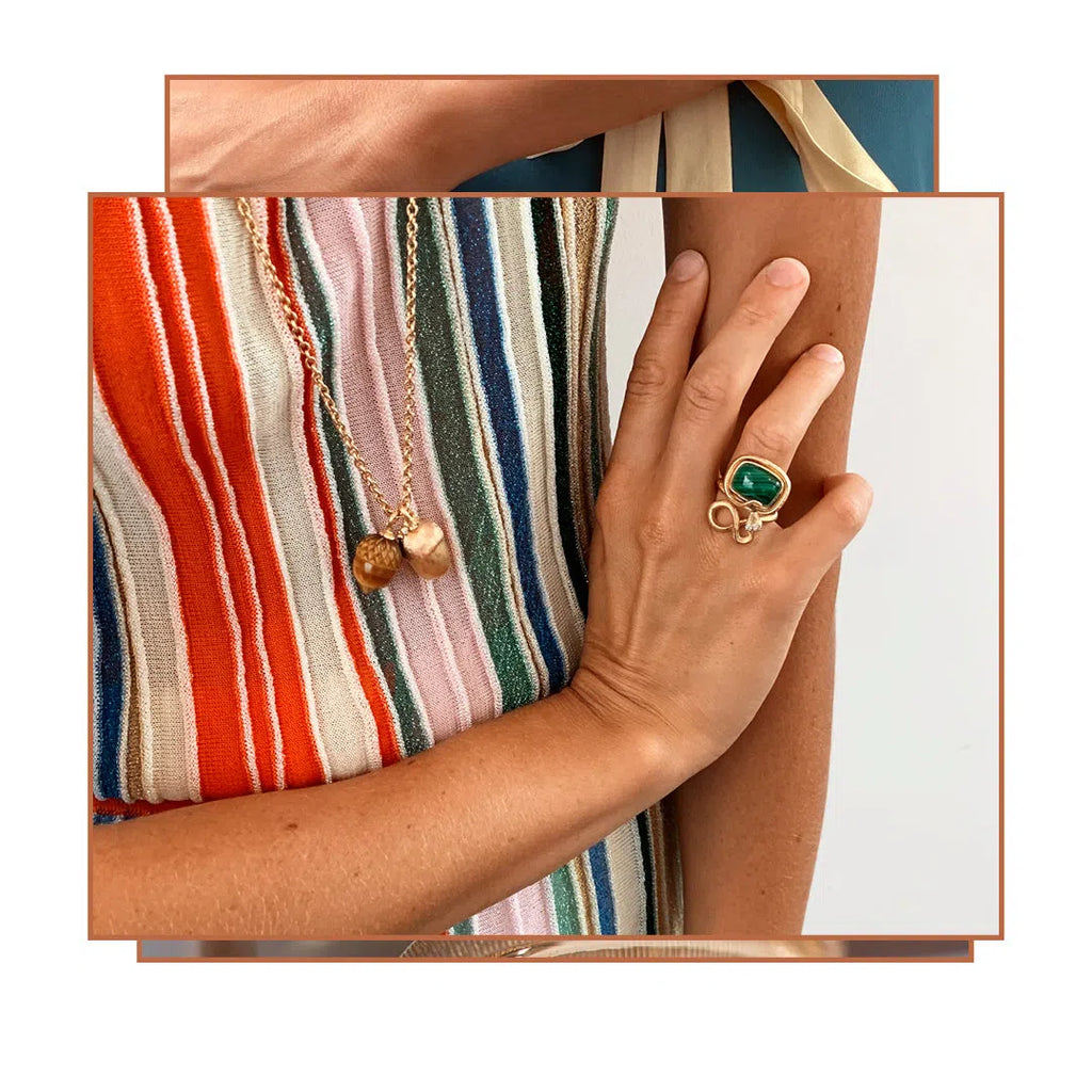 Snakes ring m.malakit
