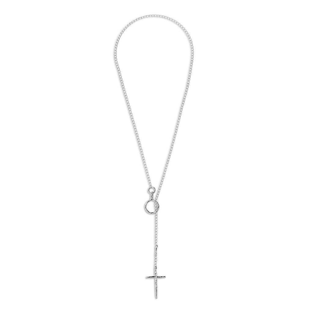 Toggle Cross Necklace