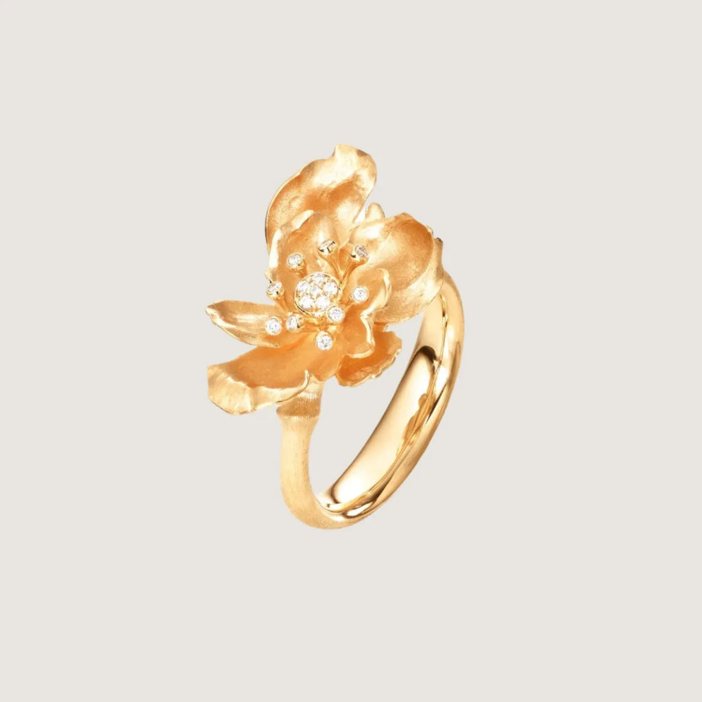 Wild Rose ring lille 18kt
