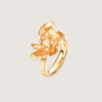 Wild Rose ring lille 18kt